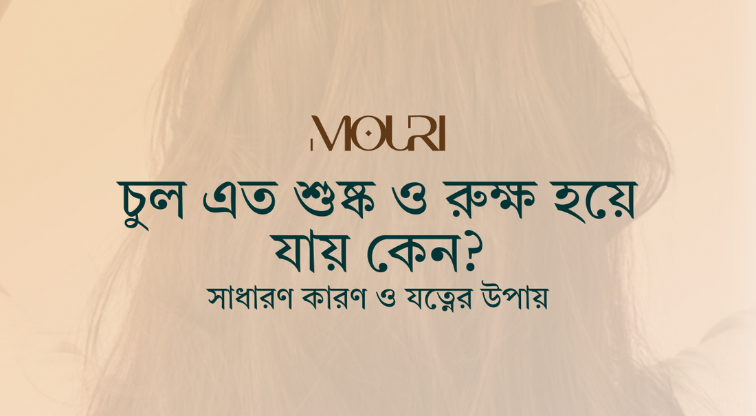 চুল এত শুষ্ক ও রুক্ষ হয়ে যায় কেন? সাধারণ কারণ ও যত্নের উপায়