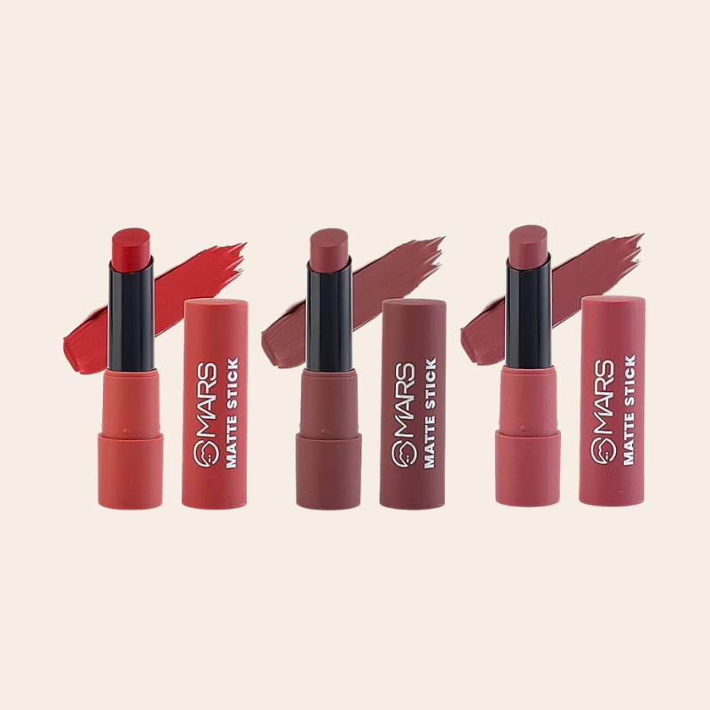 MARS Matte Box Set of 3 Lipsticks