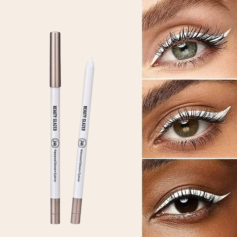 Beauty Glazed Waterproof Silkworm Eyeliner - Matte White