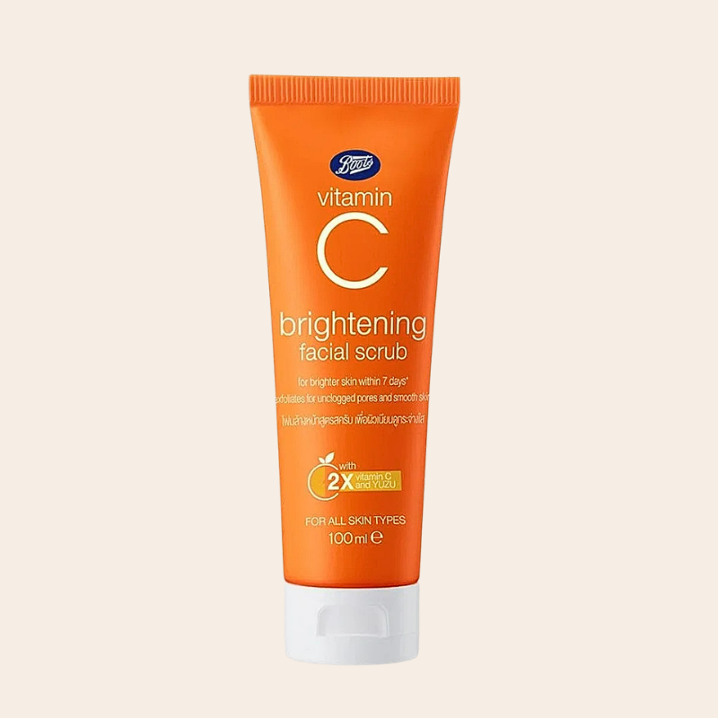 Boots Vitamin C Brightening Facial Scrub 100ml