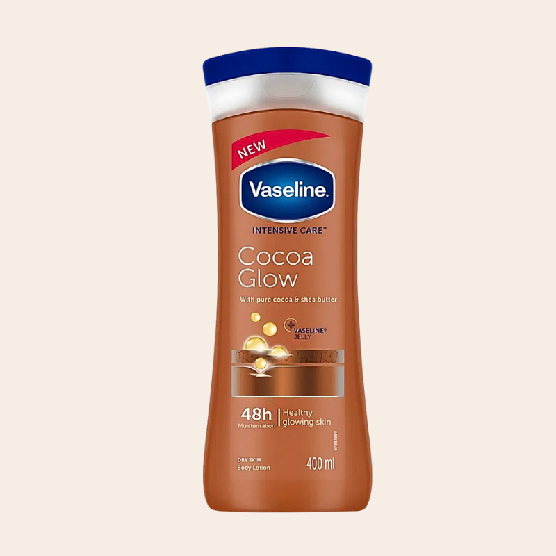 Vaseline Intensive Care Cocoa Glow Moisturizing Body Lotion 400ml