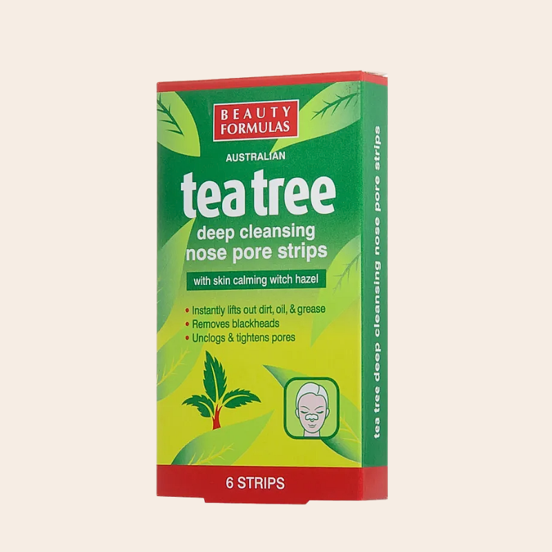 Beauty Formulas Tea Tree Nose Pore Strips 6 strips