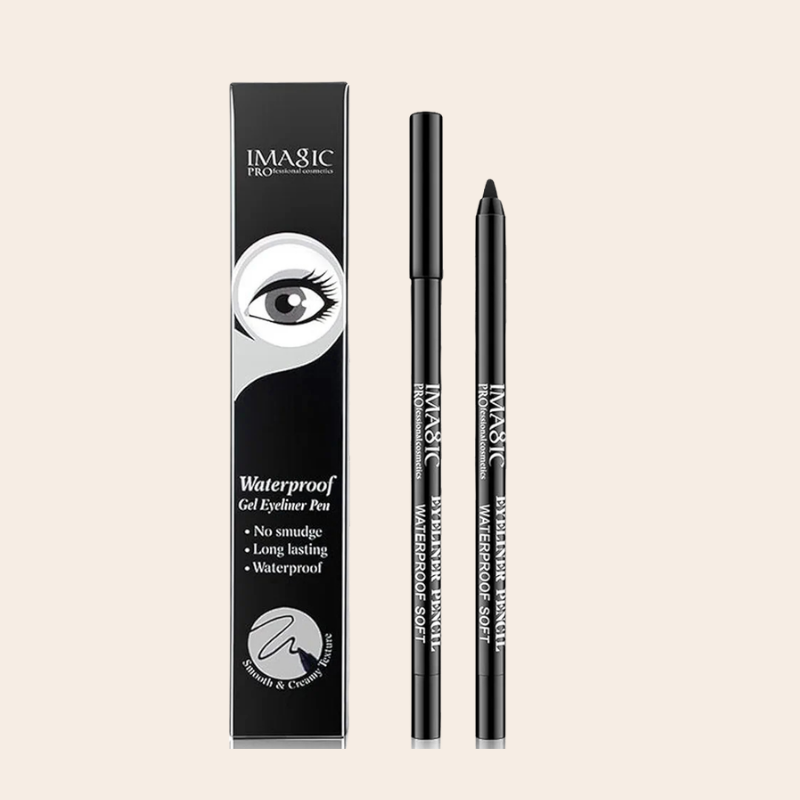 IMAGIC Waterproof Soft Eyeliner Pencil Kajal - Black