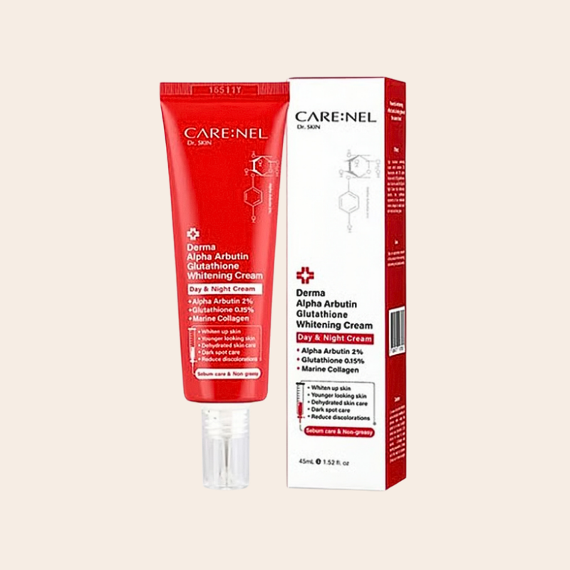 Care:Nel Derma Alpha Arbutin Glutathione Whitening Cream 45ml