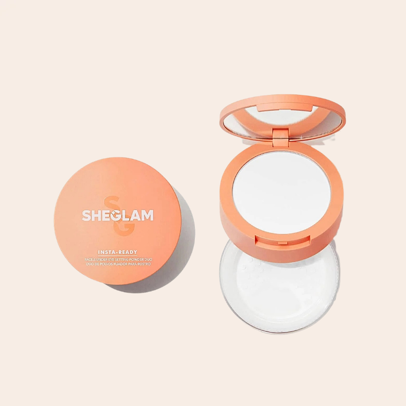 SHEGLAM Insta-Ready Face & Under Eye Setting Powder Duo-Translucent