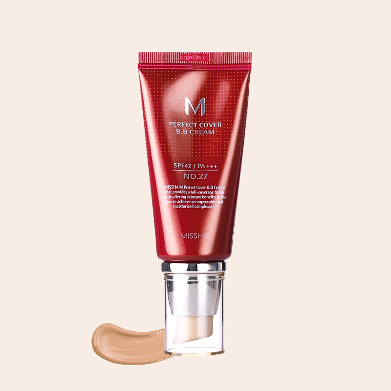 Missha M Perfect Cover BB Cream SPF 42 PA+++ 50ml – Honey Beige 27
