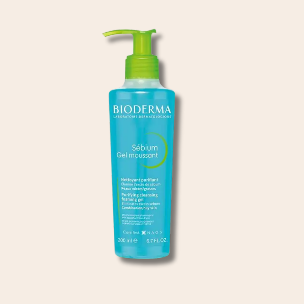 Bioderma Sebium Gel Moussant Purifying Cleansing Foaming Gel 200ml