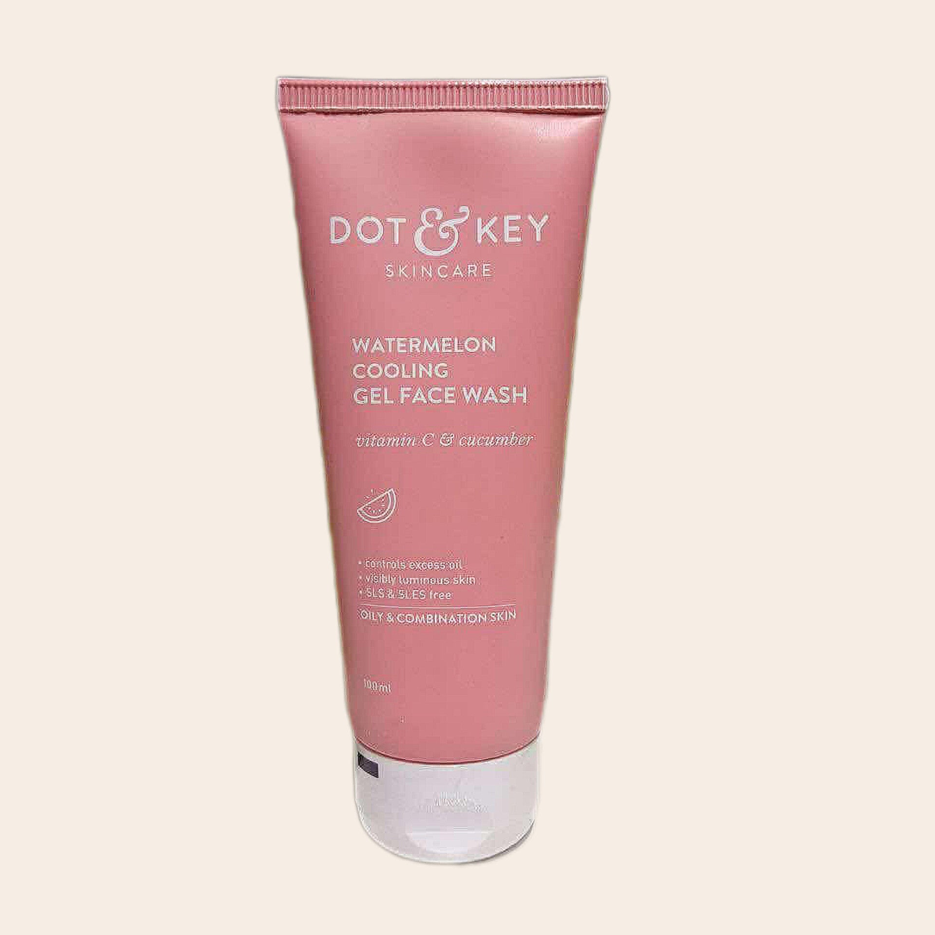 Dot & Key Watermelon Refresh Gel Face Wash with Vitamin C & Cucumber 100ml