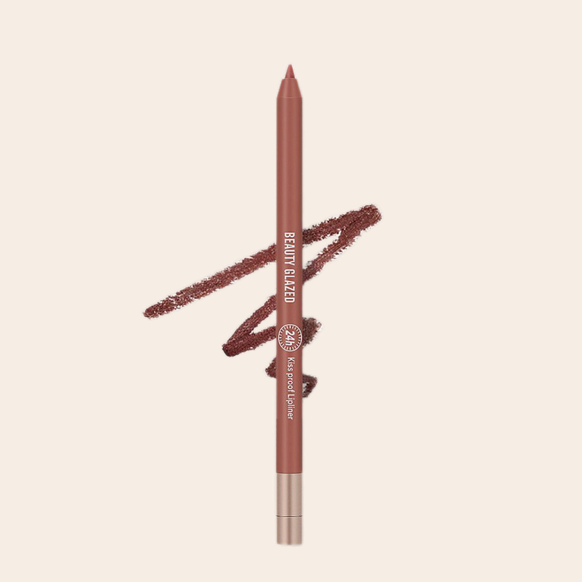 Beauty Glazed Waterproof & Long Lasting Lip Liner - B107 Dark Brown