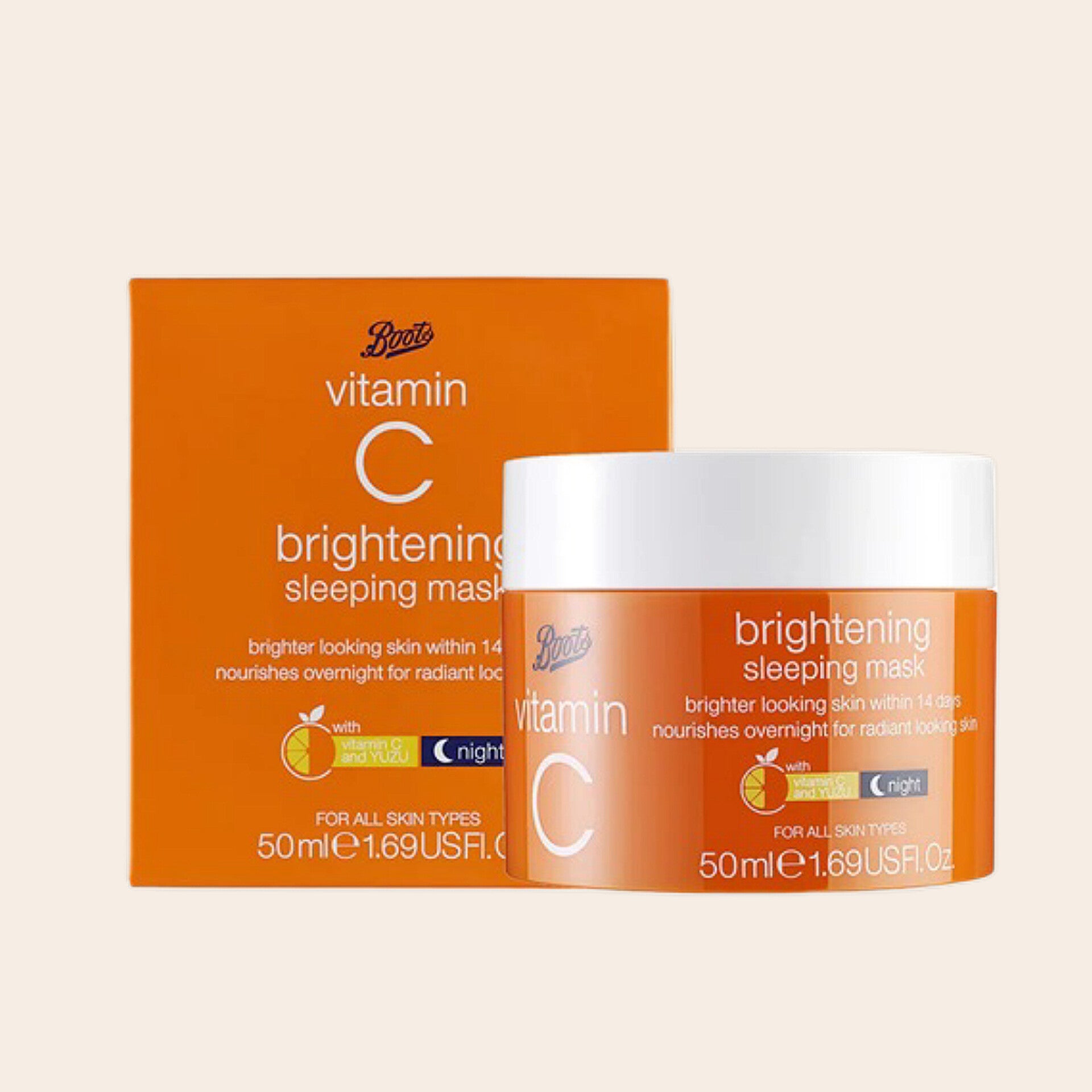 Boots Vitamin C Brightening Sleeping Mask 50ml
