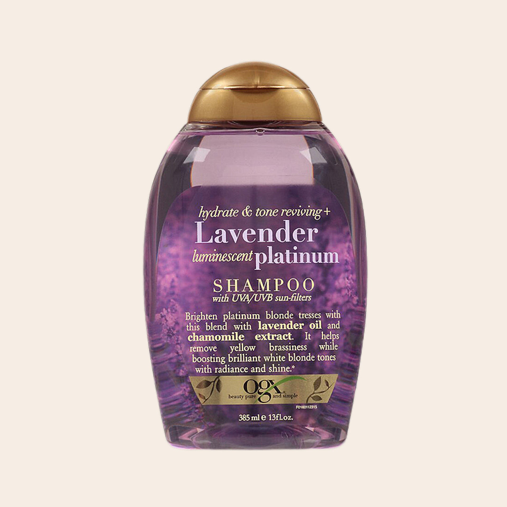 OGX Lavender Luminescent Platinum Shampoo 385ml