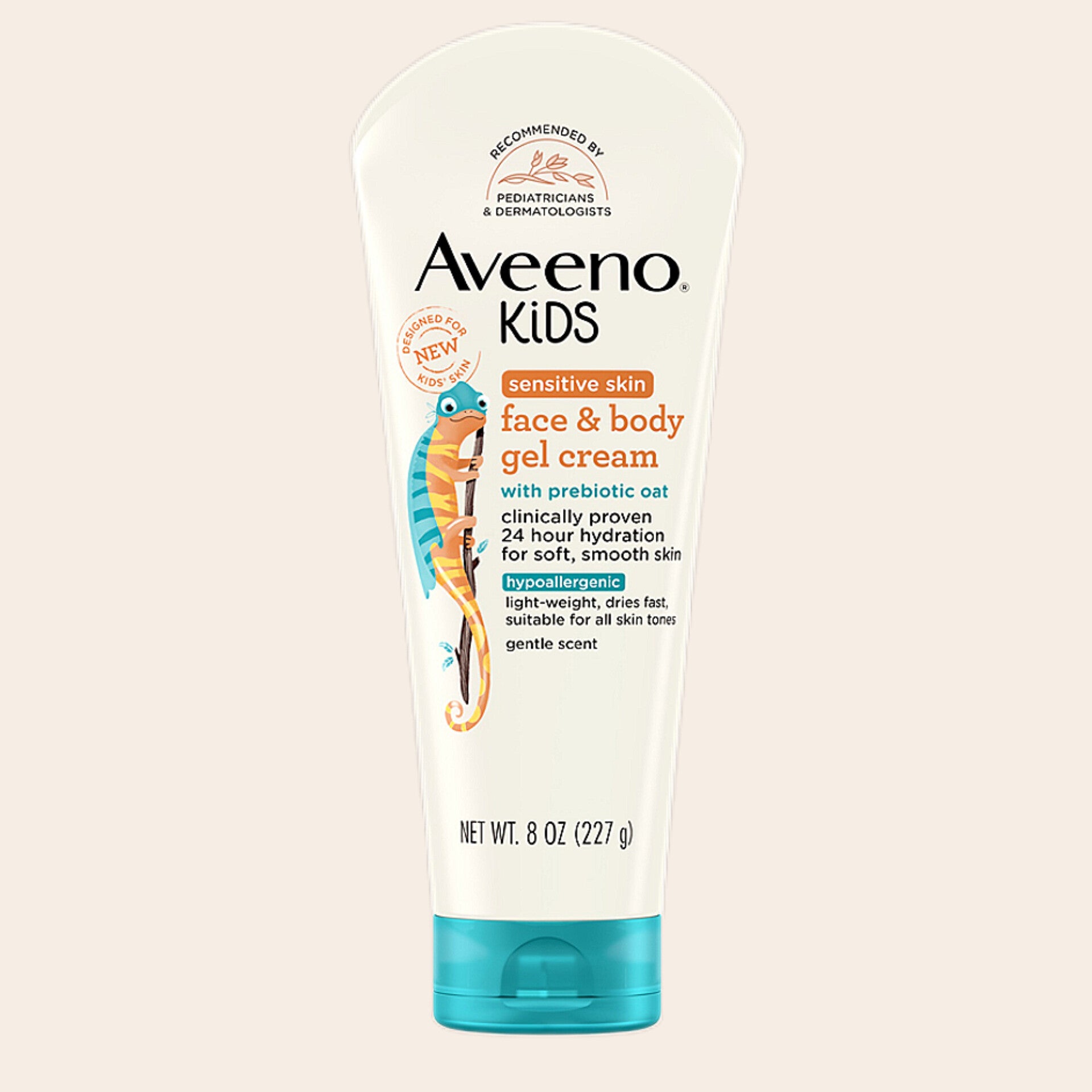 Aveeno Kids Sensitive Skin Face & Body Gel Cream 227gm