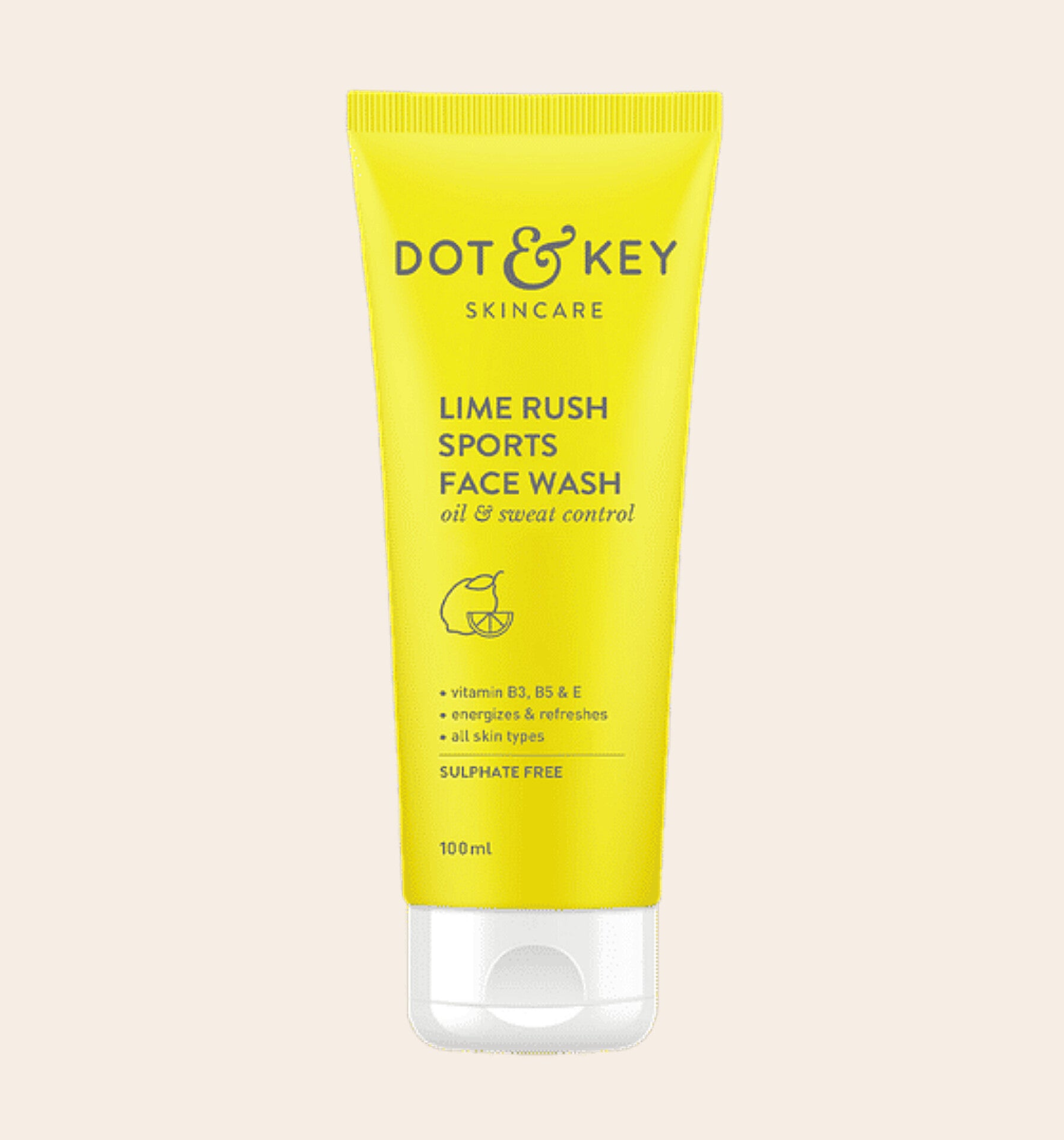 Dot & Key Lime Rush Sports Face Wash 100ml