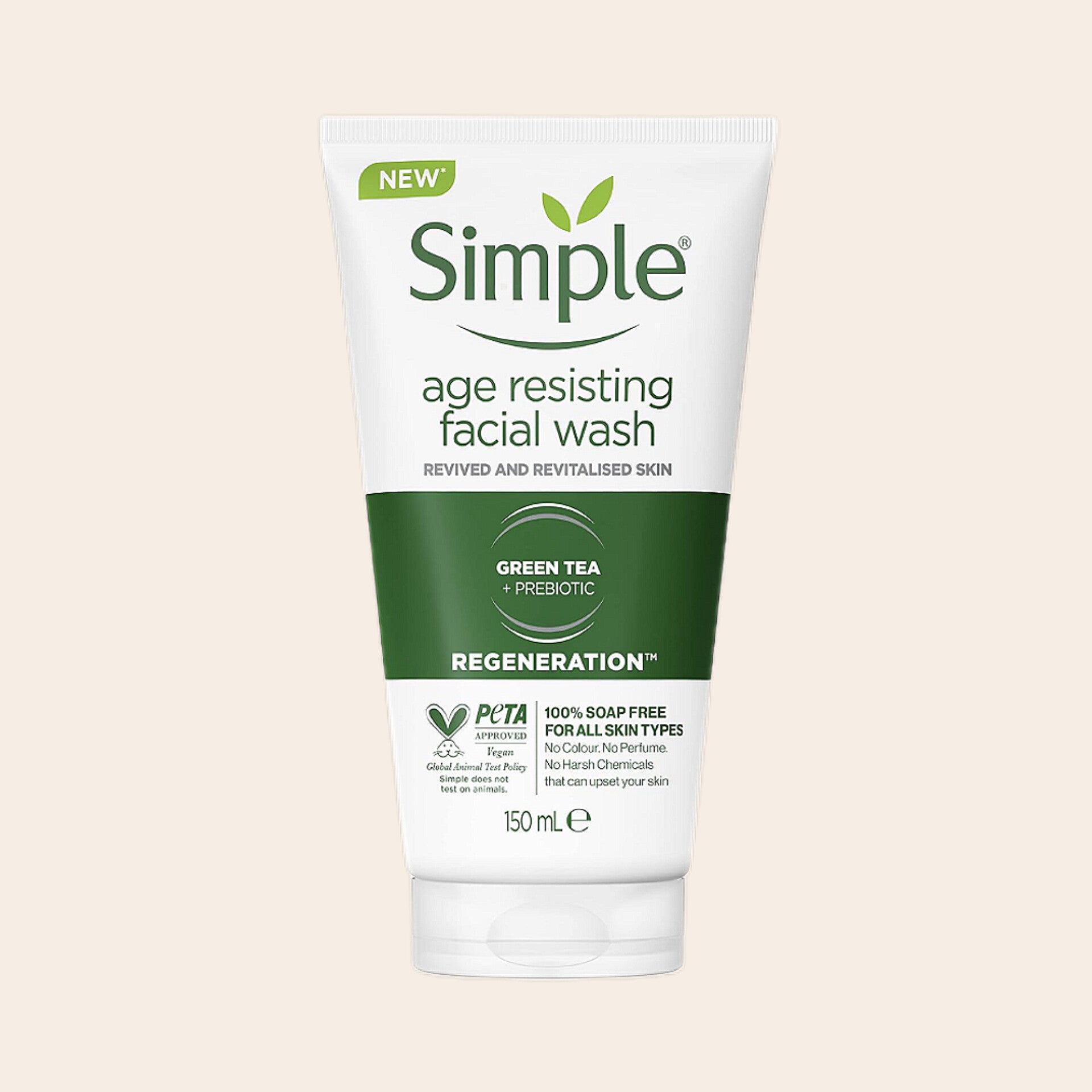 Simple Regeneration Age Resisting Facial Wash 150ml