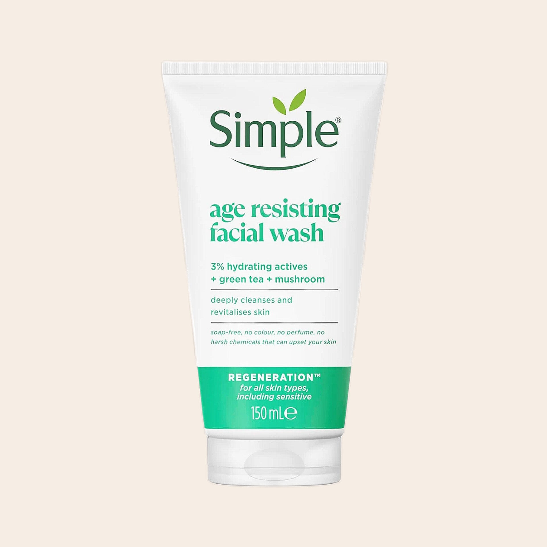 Simple Regeneration Age Resisting Facial Wash 150ml