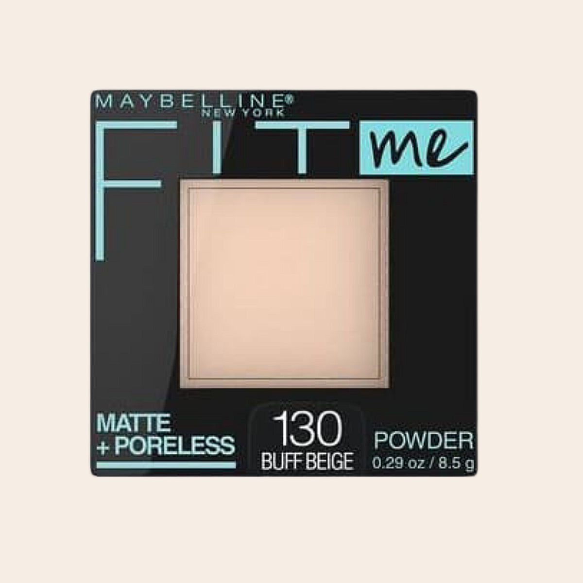 Maybelline New York Fit Me Matte & Poreless Pressed Powder – 130 Buff Beige