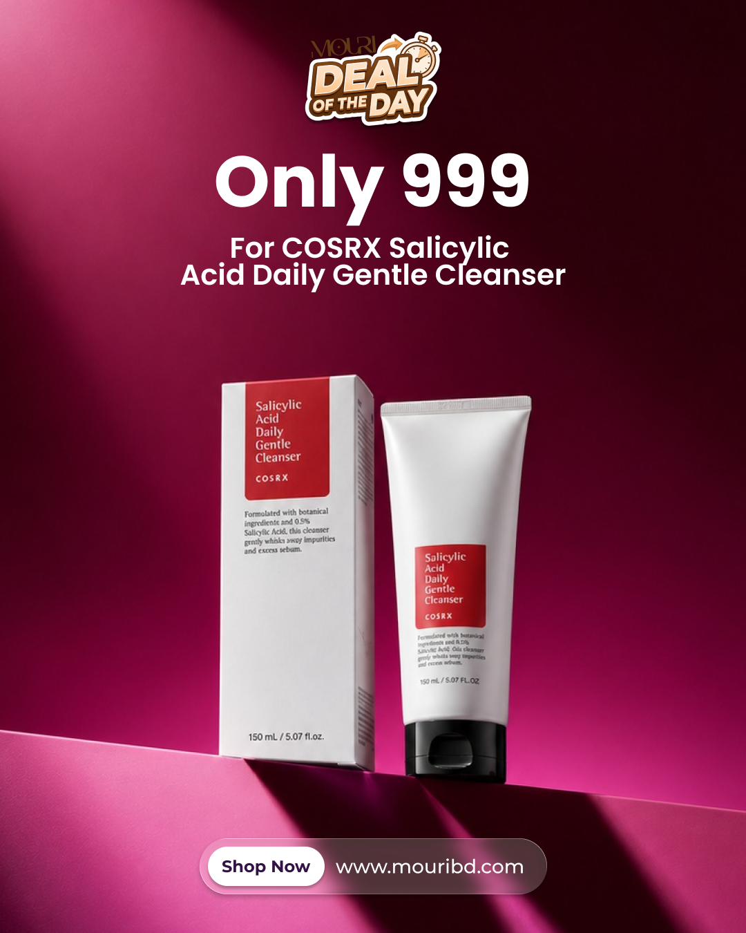 Cosrx Salicylic Acid Daily Gentle Cleanser 150ml