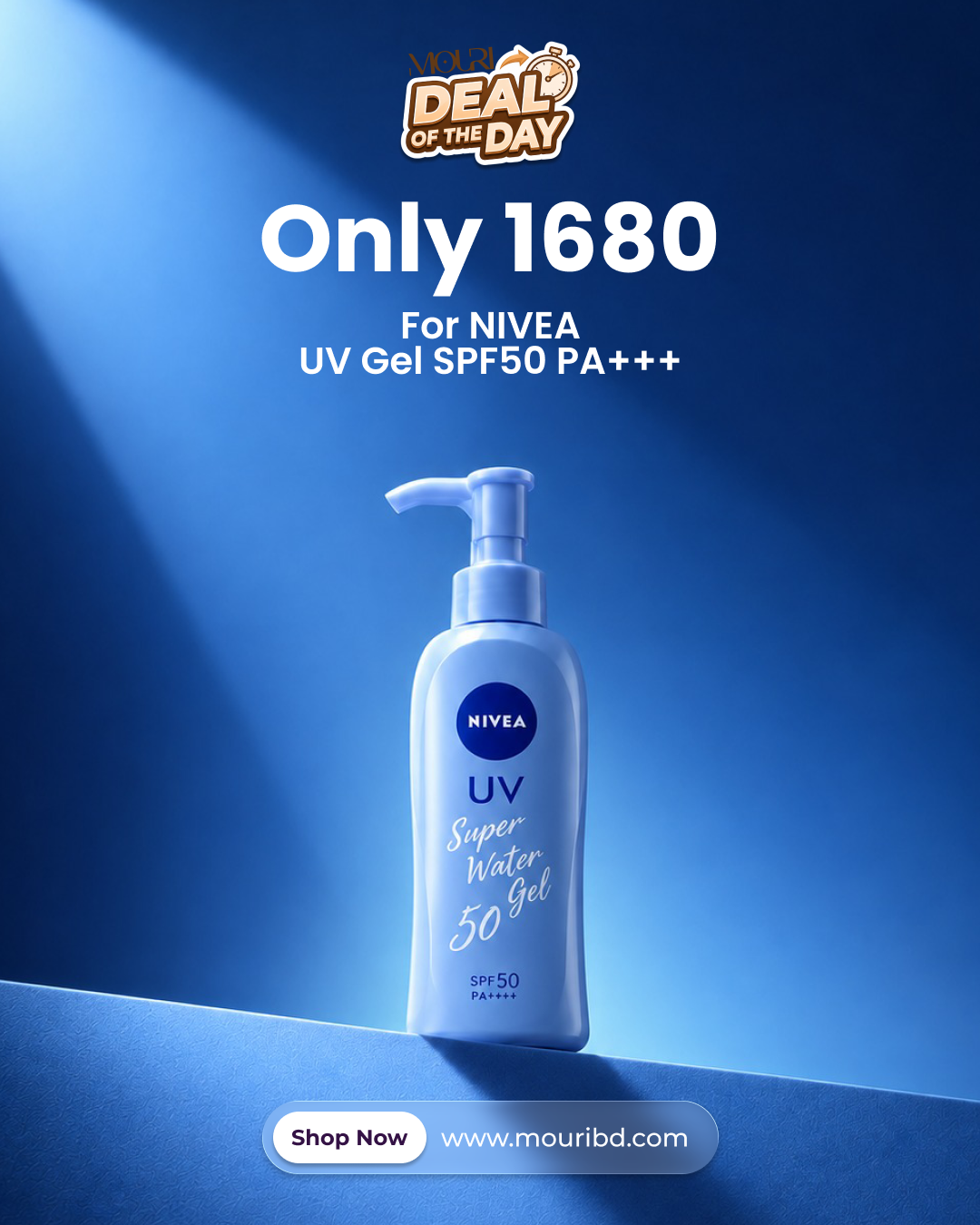 Nivea Sun Protect Super Water Gel Sunscreen SPF50 PA+++ 140gm