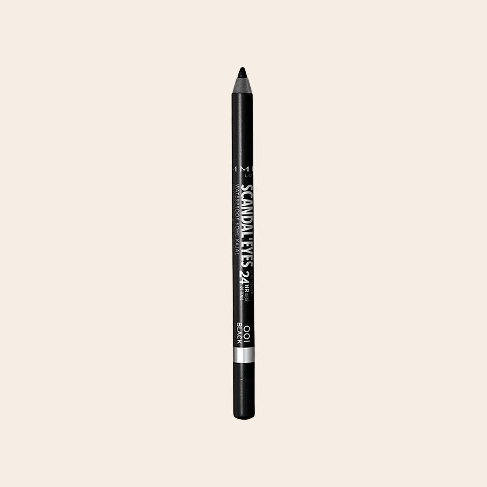 Rimmel Scandaleyes Waterproof Kohl Kajal, Black 001