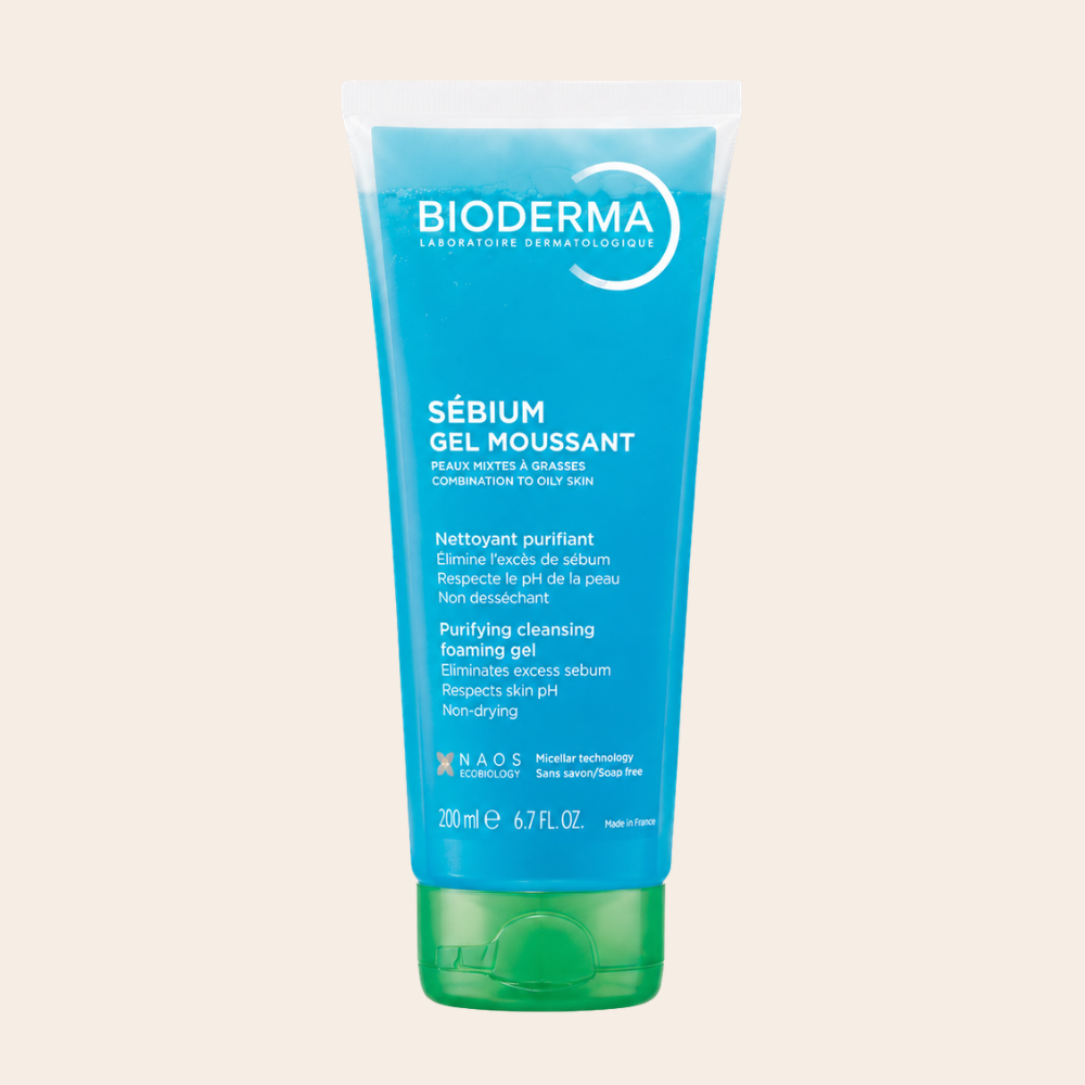 Bioderma Sebium Gel Moussant Purifying Cleansing Foaming Gel 200ml