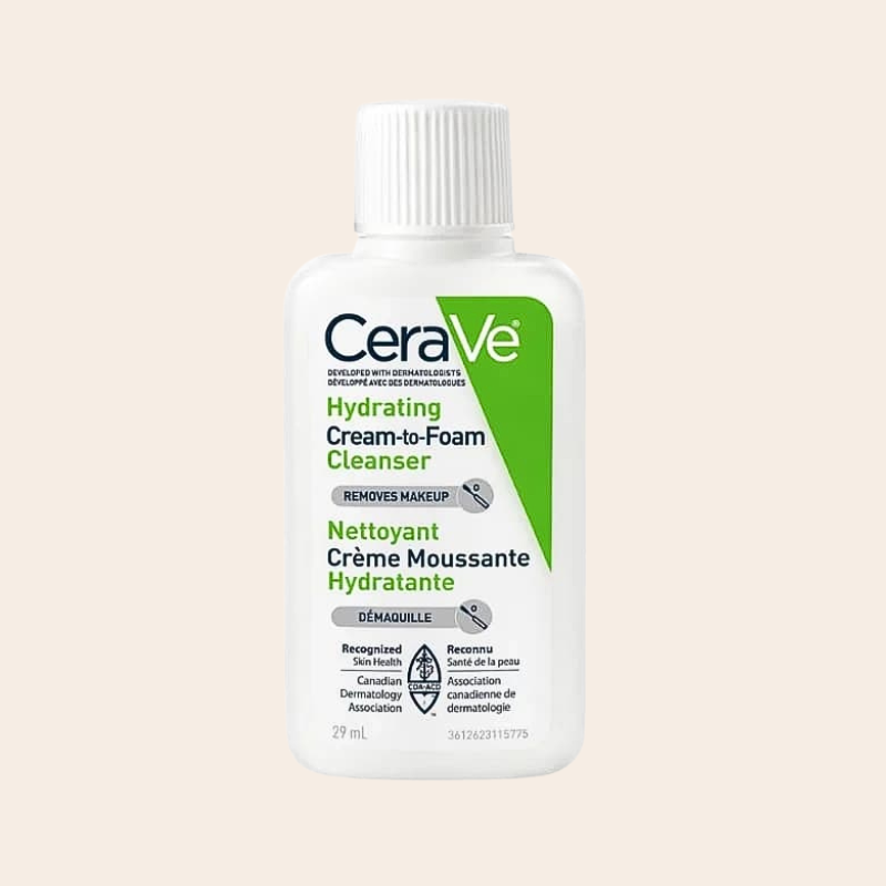 Cerave Hydrating Cream To Foam Facial Cleanser Normal to Dry Skin