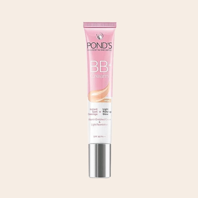 Ponds BB+ Cream Instant Spot Coverage + Light Make-up Glow Ivory 18gm