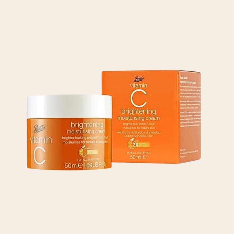 Boots Vitamin C Brightening Moisturising Cream 50ml