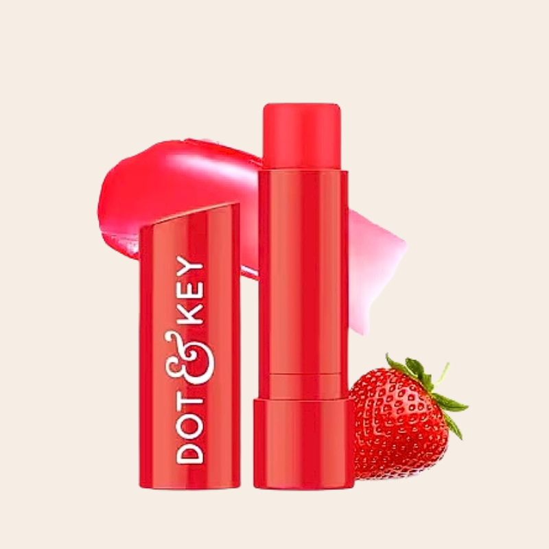 Dot & Key Barrier Repair Hydrating Lip Balm SPF 50+ 4.5g - Strawberry Red Tinted