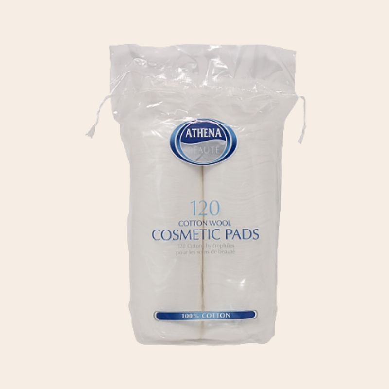 Athena Beauté Cotton Wool Cosmetic Pads (120pcs)