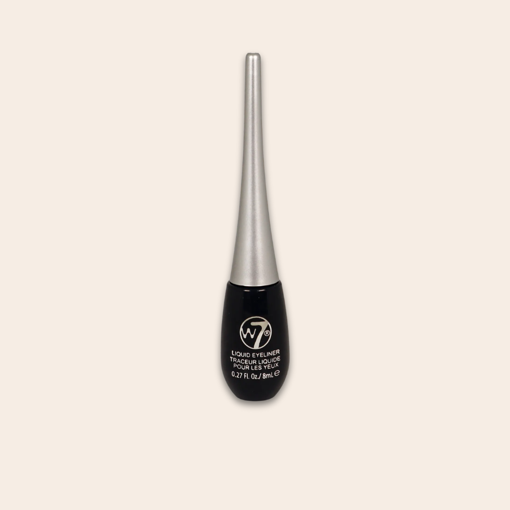 W7 Liquid Eyeliner Pot Black  8ml