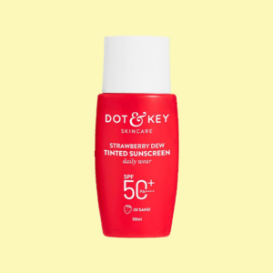 Dot & Key Strawberry Dew Tinted Sunscreen SPF 50+ PA++++ 03 Sand 50ml