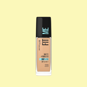 Maybelline New York Fit Me Matte+Poreless Liquid Foundation 16H Oil Control - 220 Natural Beige 30ml