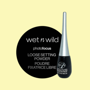 Wet N Wild Photo Focus Loose Setting Powder 20gm & W7 Liquid Eyeliner Pot 8ml