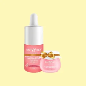 Dot and Key Watermelon 10% glycolic Face Serum 30ml & Watermelon Superglow Matte Moisturiser 15ml