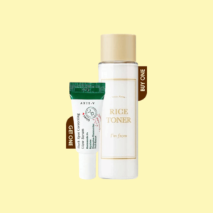 I’m From Rice Toner (30ml) & AXIS-Y Dark Spot Correcting Glow Serum 5ml