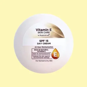 Superdrug vitamin E SPF 15 Moisturising Day Cream 100ml