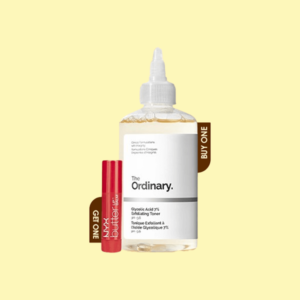 The-Ordinary-Glycolic-Acid-7-Exfoliating-Toner-100-ml-NYX-Butter-Lip-Balm