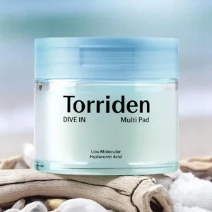 Torriden DIVE-IN Vegan Hyaluronic Acid Toner Pads for Face (80 Pads)
