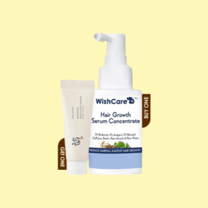 WishCare Hair Growth Concentrate Serum - 30ml & Beauty of Joseon Relief Sun : Rice + Probiotics (SPF50+ PA++++) 10ml