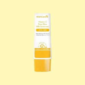 WishCare Vitamin C Pure Glow Milk Sunscreen SPF 50 PA++++