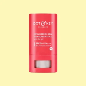 Dot and Key Strawberry Dew Sunscreen Stick SPF 50+ PA++++ 20g on the go