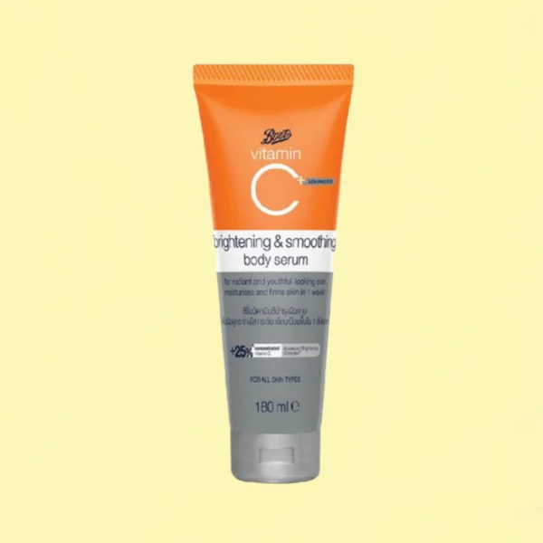 Boots Vitamin C Brightening & Anti-Ageing Body Serum 180ml