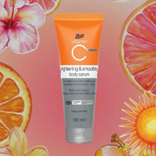 Boots Vitamin C Brightening & Anti-Ageing Body Serum 180ml - Image 2
