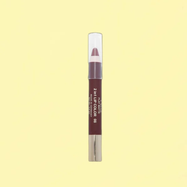 Miss & Mrs. Nina Flat Matte 2 in 1 Lip Color 08