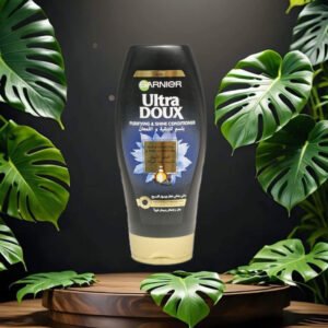 Garnier Ultra Doux Black Charcoal & Nigella Seed Oil Purifying & Shine Conditioner - 400ml