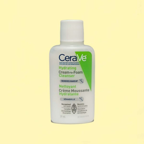 CeraVe Hydrating Cream-to-Foam Cleanser 29 ml