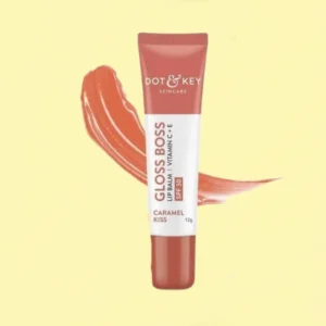 Dot and Key Gloss Boss Vitamin C + E Lip Balm with SPF 30 - Caramel Kiss