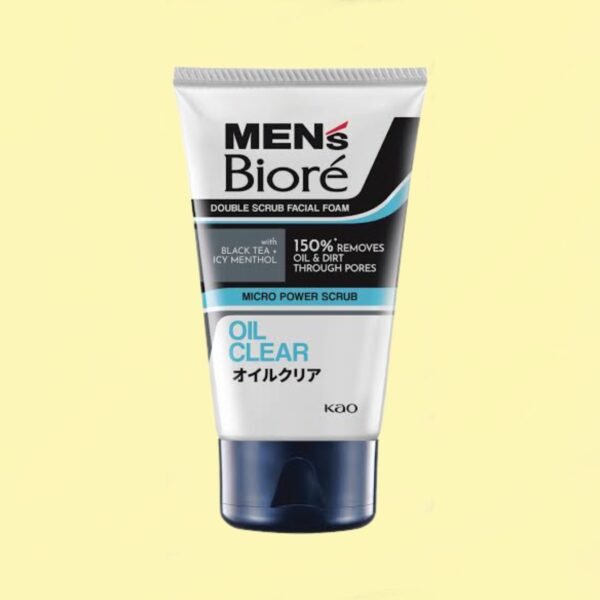 MEN’s Biore Facial Foam Cool Oil Clear 100 g