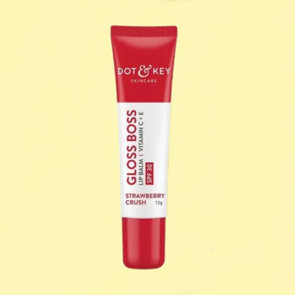 Dot and Key Gloss Boss Vitamin C + E Lip Balm with SPF 30 - Strawberry Crush