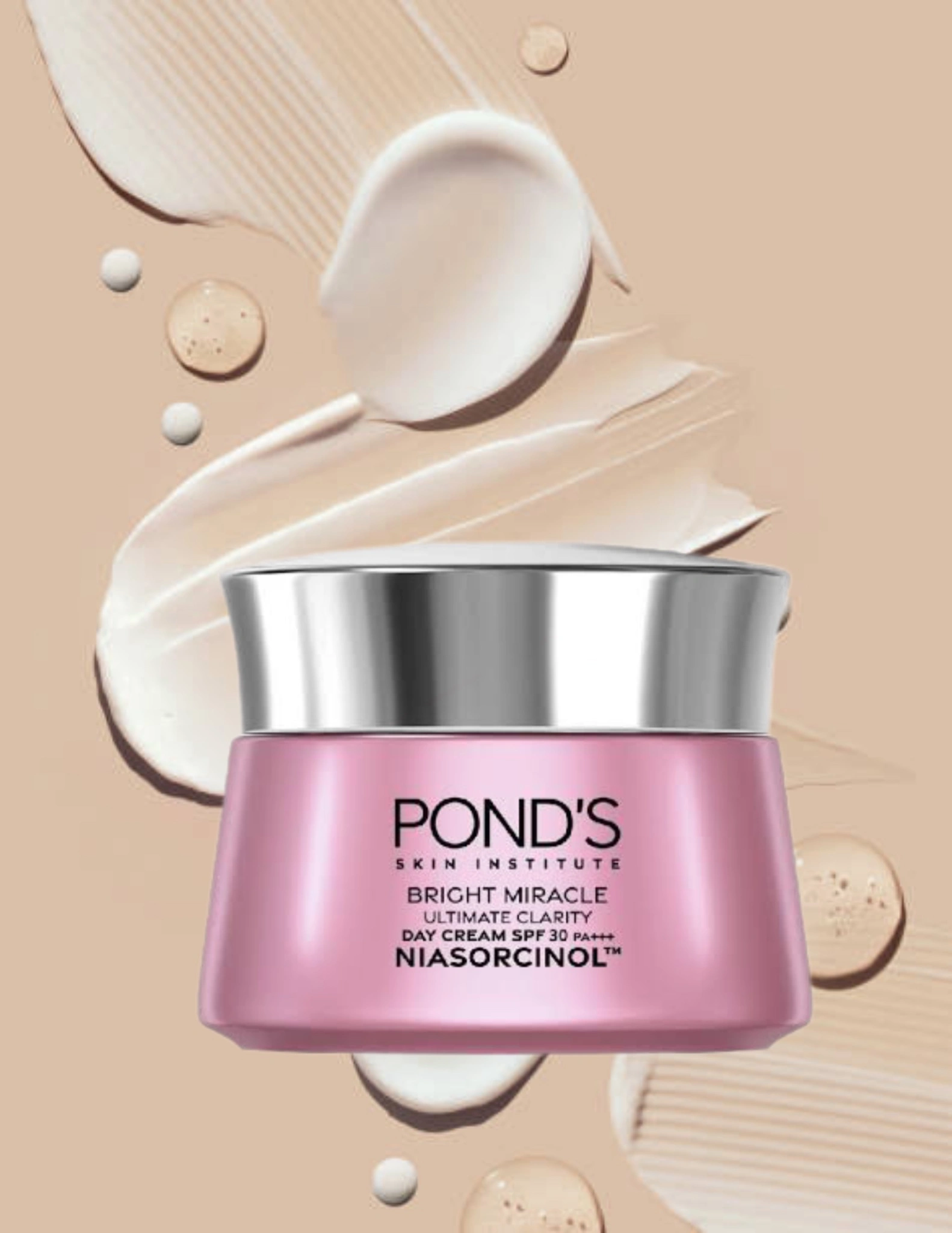 "Pond'S Bright Miracle Ultimate Clarity Day Cream SPF30 PA+++ Niasorcinol 45 G. " - Image 2